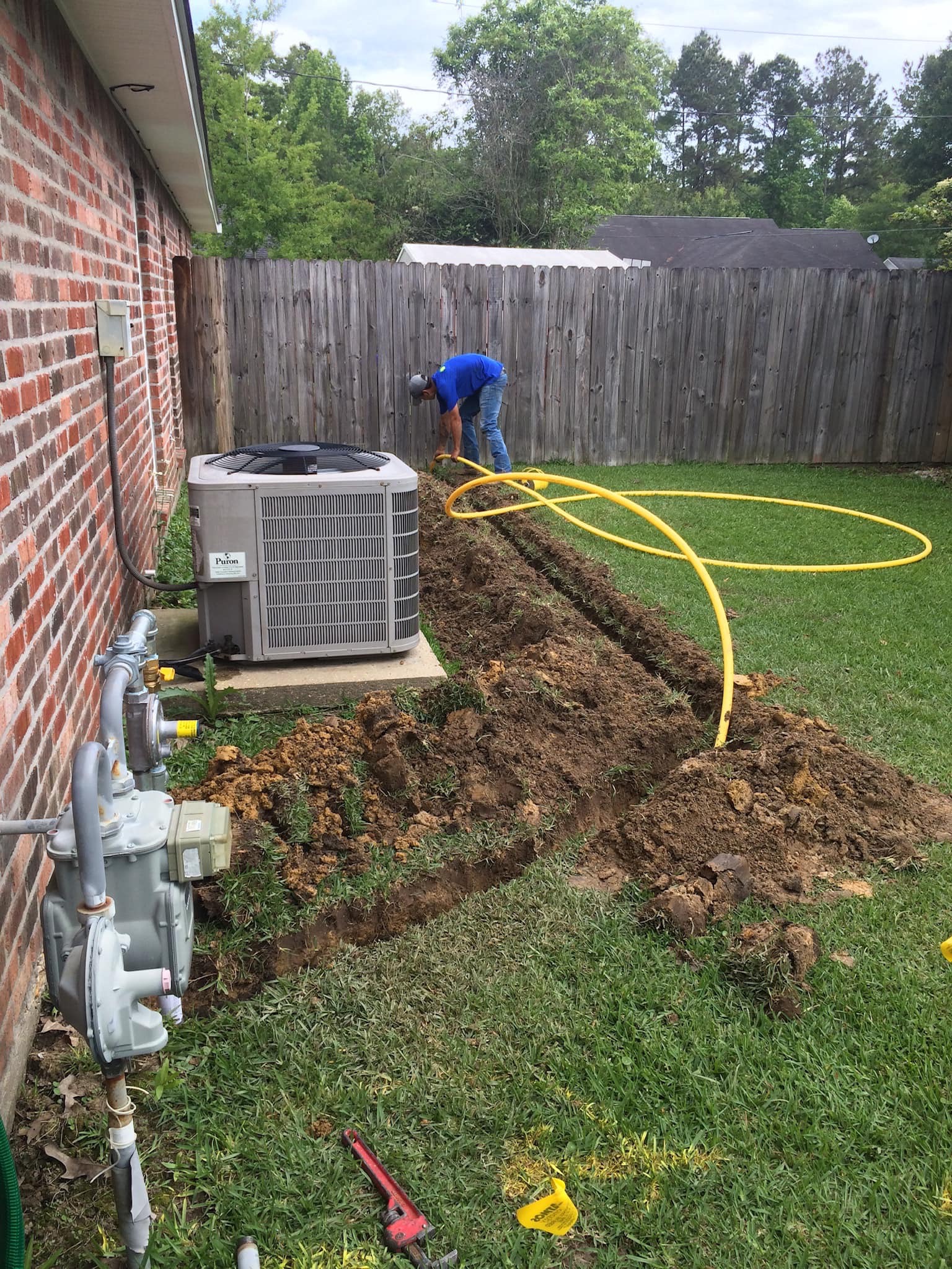 The finished installation cannot look great without the work!